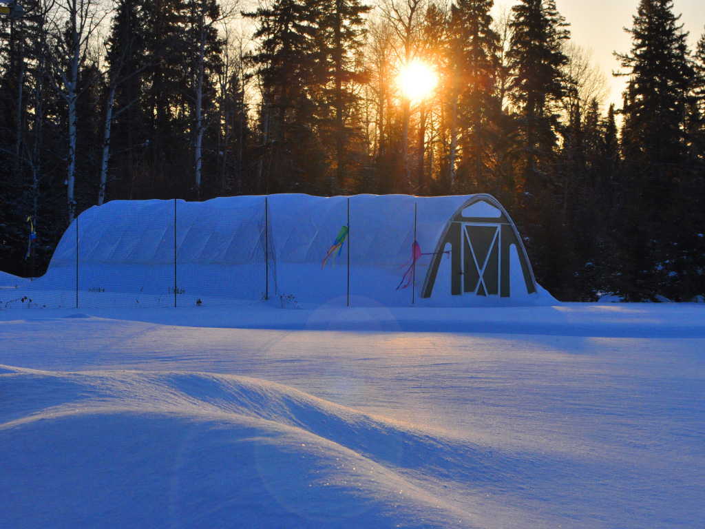 Modular Rebar GreenHouse - snow load ready